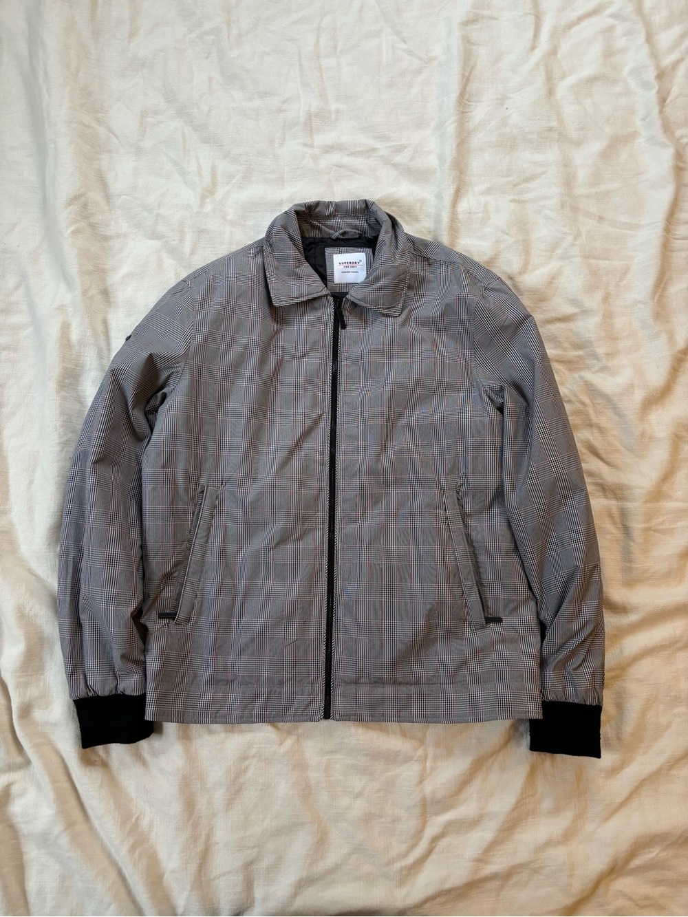 Superdry plaid Jacket large